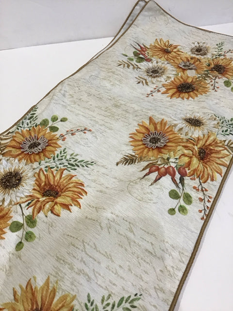 Beaded Sunflower Runner