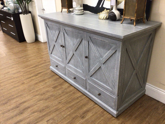 67" X 43" X 28" Guest Chest Murphy Beds "The Sanibel" Grey Hide a Bed