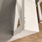 92.75" X 36" X 34" AS-IS City Furniture Linear White Dark Gray Aluminum Sofa