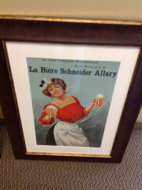 22" X 29" Vintage Spencer Weicz Schneider Allary