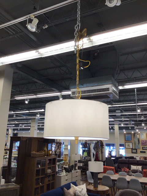 Drum Shade Chandelier