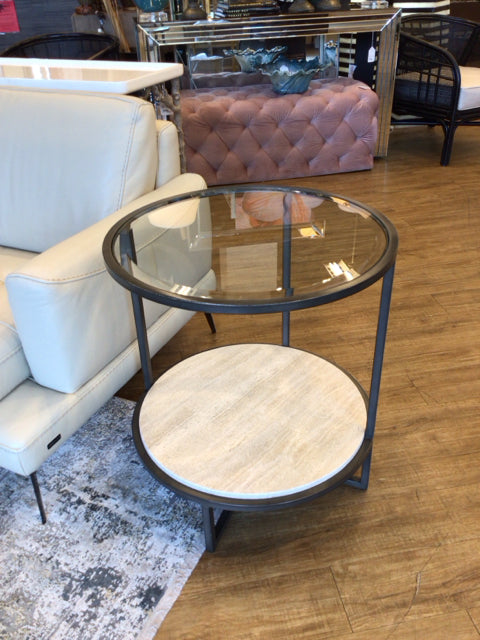 24 Round Bernhardt Harlow End Table