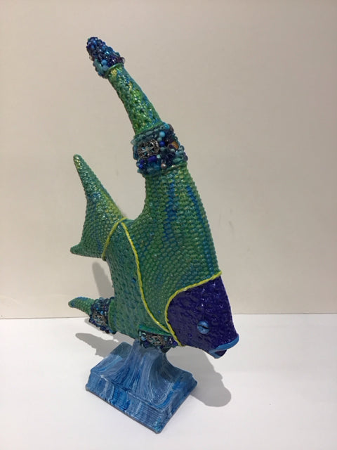 16x12 "Basket Weave" The Fish Susan David