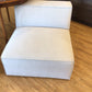 Grey 4 PC Grey Fabric Modular Low Profile Sectional