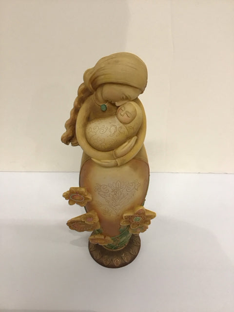 Mother/Child Resin Sculpture
