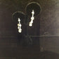 Tiffany Style Hoop Earrings w/Stones