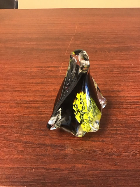 4.5" Art Glass Penguine Paperweight