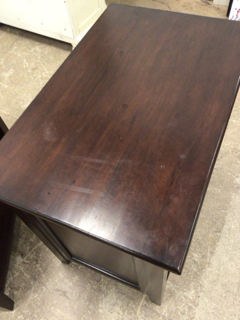 20" X 31 1/2" AS-IS PB Wood One Drawer Nightstand(Top Scratched)
