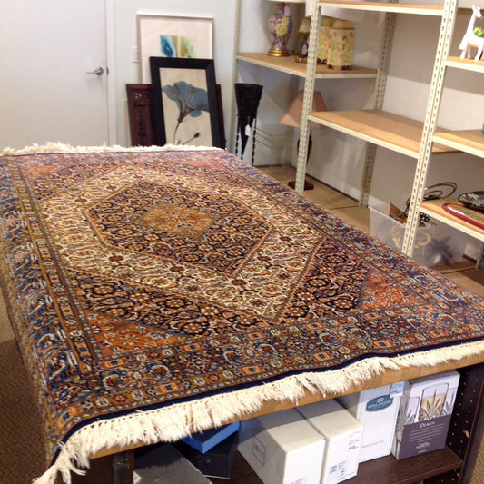 4'x6' Indo Bidjar Wool Rug