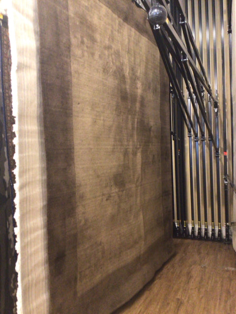 8' X 10' Pottery Barn Henley Espresso Handwoven Wool Brown Rug