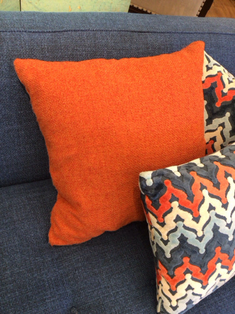Orange Fabric Pillow