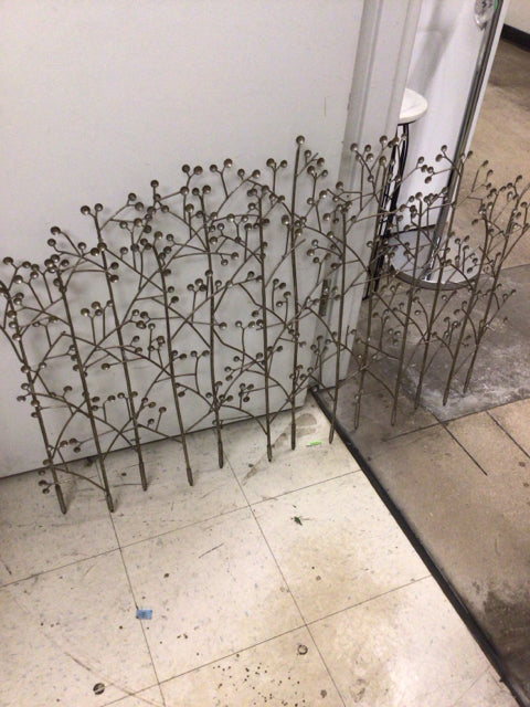 50" X 30" John-Richards Chen Qi "Veil Farms" Metal Wall Decor