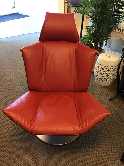 Koinor Safira Red Leather Armchair