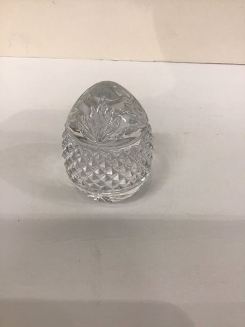 3" Cut Glass Egg