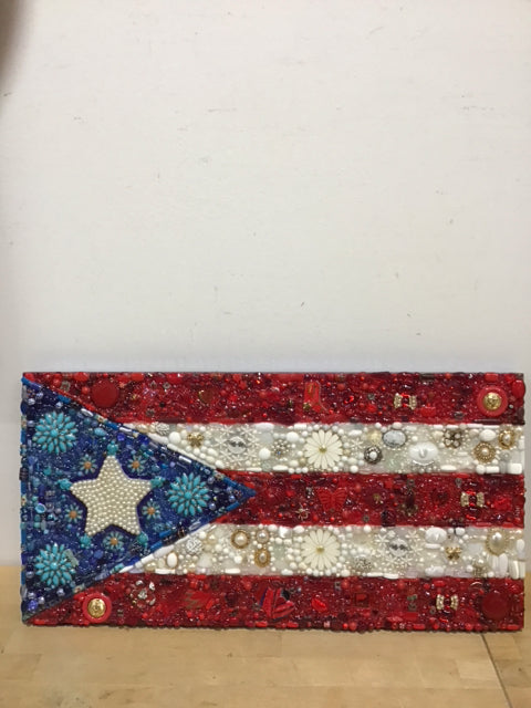 23"x12" Puerto Rico Flag By Susan David