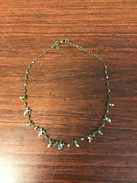 Vintage Sorelli Multi Crystal Necklace