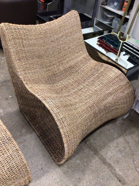 Rattan Slipper Chair