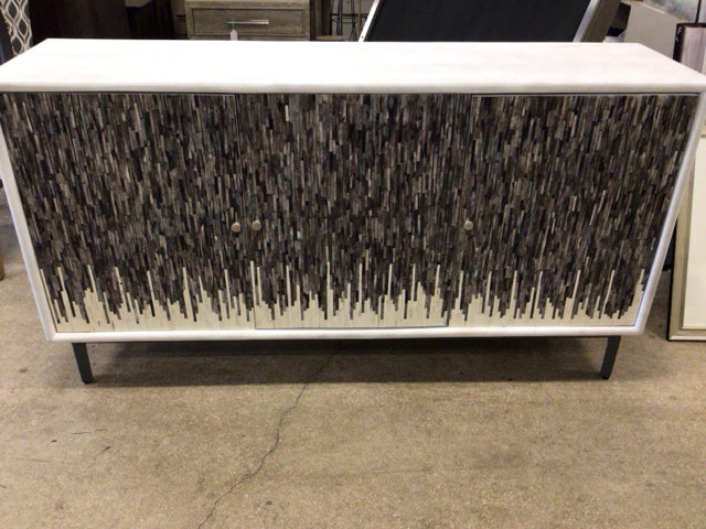 69" X 16" X 34" Hooker furniture Contemporary 3-Door TV Console