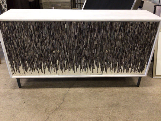 69" X 16" X 34" Hooker furniture Contemporary 3-Door TV Console