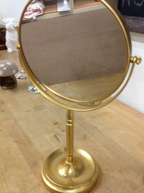 15" Gold Vanity Mirror