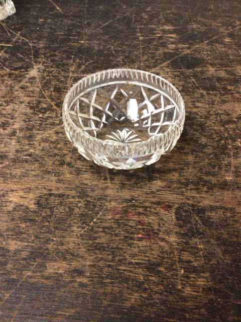 6" Waterford Round Crystal Candy Dish