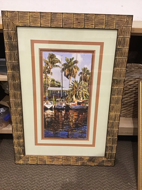 28x32 Framed "Krueger Creek III" Lee Young