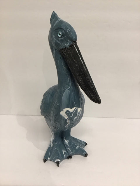 12x9 Blue Pelican By Susan David