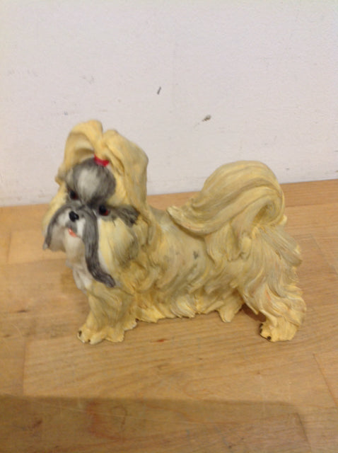 6" Resin Yorkie Statue