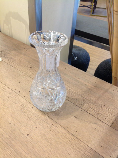 9 3/4" ABCG American Cut Crystal Vase