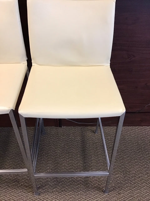 Set Of 3 Zanotta Lio Nappa Bar Stool