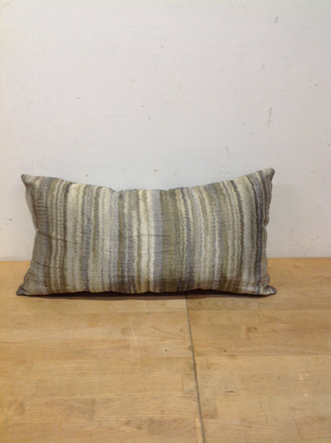 Rectangular Multi-Striped Pillow