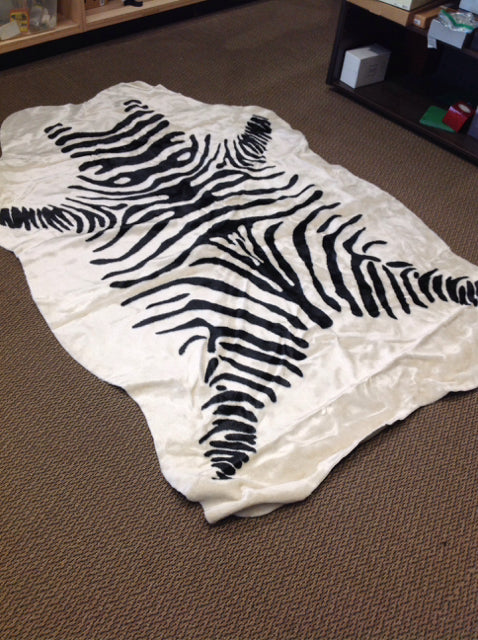 58x92 Zebra Hide Rug