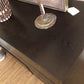 AS-IS Black Wood Six Drawer Dresser(Top Scratched/Knicks)