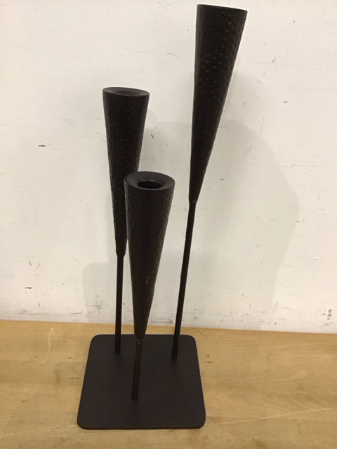 18.5" Metal 3 Candle Holder
