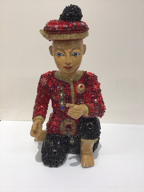 "Brother Paul" Red Coat By Susan David
