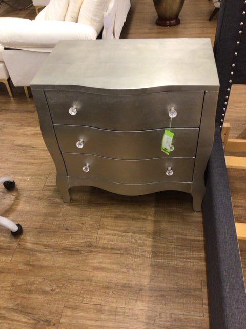 RTG Silver Nightstand