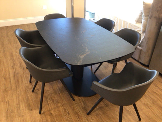 Calligaris Cameo Dining Table W/6 Chairs