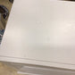 AS-IS Light Grey Two Drawer Nightstand(Knicks In Top)