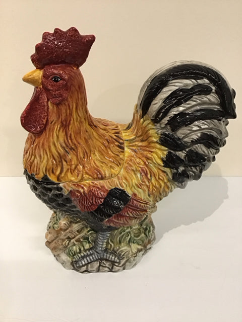 Ceramic Rooster Cookie Jar