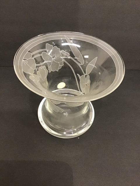 6" "Leonard" Hutschenreuther Glass Vase