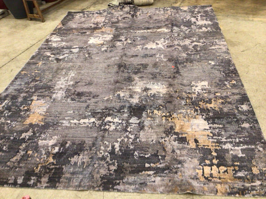 8'10" X 12' Feizy Mathis Gray Rug