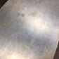 AS-IS Scalloped Antique Silver Leaf Six Drawer Dresser(Top Damage/Chips On Sides
