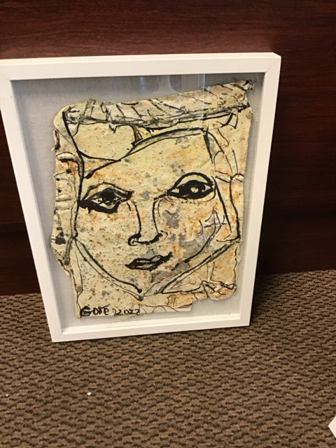 13"x7" Light Headed Girl COA Alexander Gore