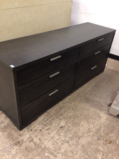 Six Drawer Grey Dresser
