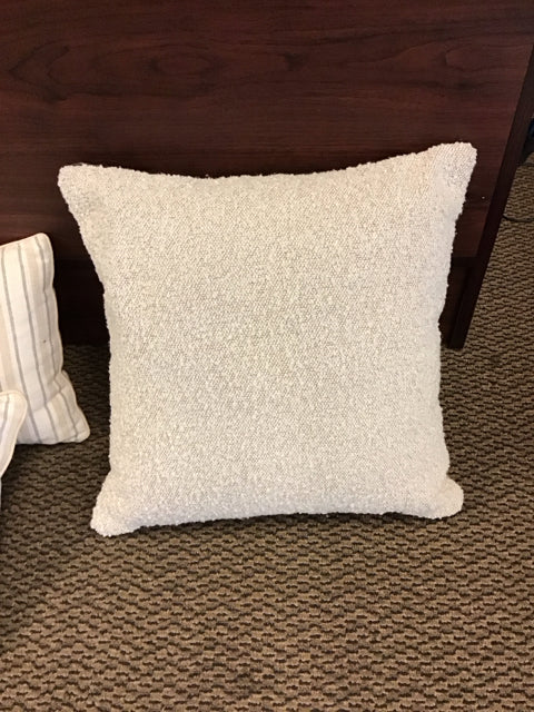 Neutral Crochet Design Pillow