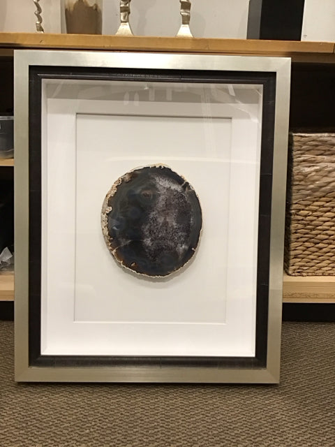 28x34 Shadow Box Framed Geode Slice