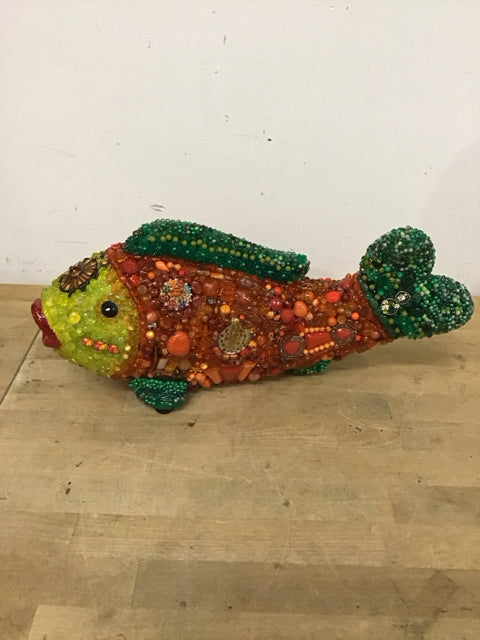 19"x6" Tropical Fish By Susan David COA