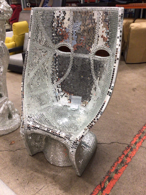 Mosaic Mirror Face/Chair