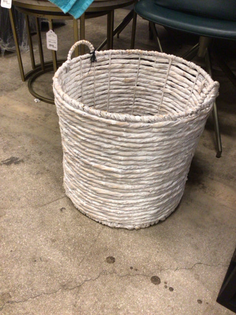 White Wicker Basket