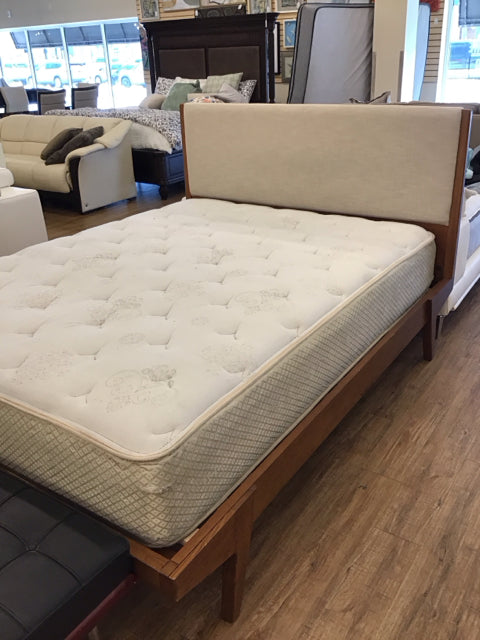 West Elm Upholstered Queen Bed Frame